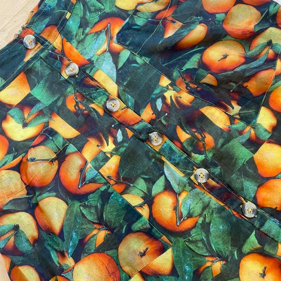 Anthropologie Maeve Summer Orchard Midi Skirt - Picture 2 of 5